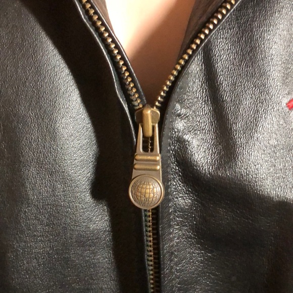 GENUINE NFL LEATHER TAMPA BAY BUCCANEERS JACKET L! - Picture 3 of 7